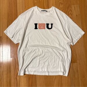 Acne Studios face cotton jersey tee tshirt